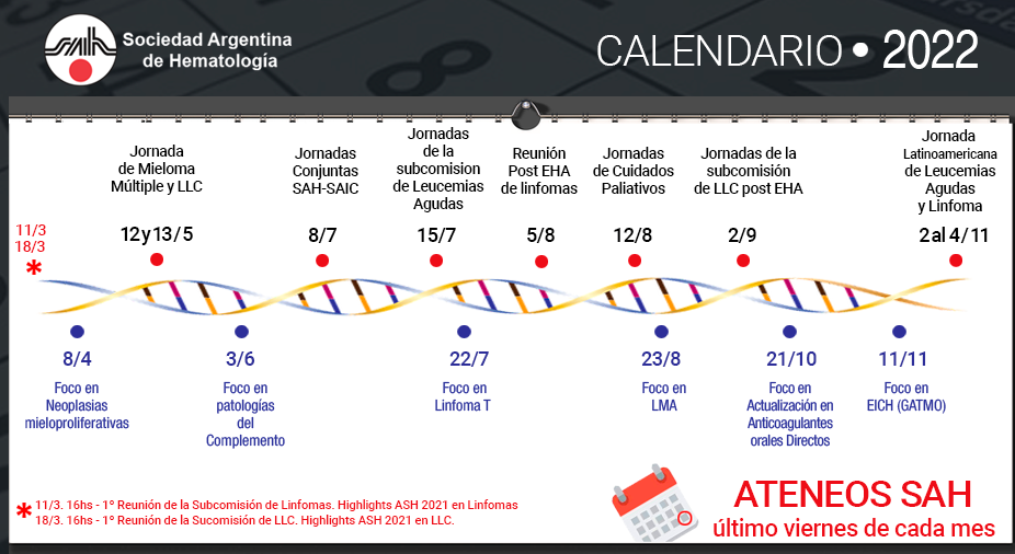Calendario SAH 2021