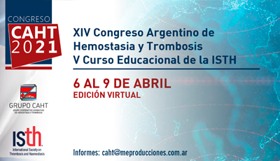 XIV congreso argentino de hemostasia y trombosis 