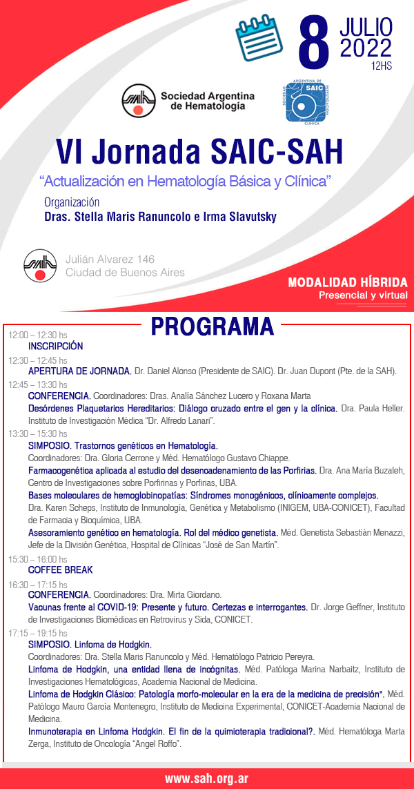 Jornadas SAH-SAIC 