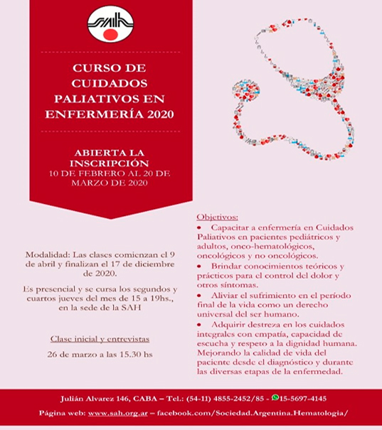 Curso de Cuidados Paliativos en Enfermería.