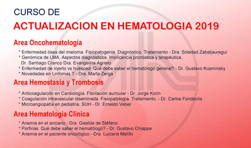 curso hematología